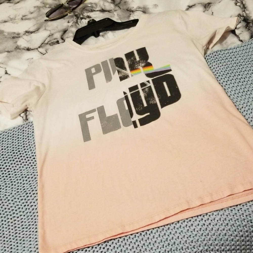Pink Floyd pink ombre tee
